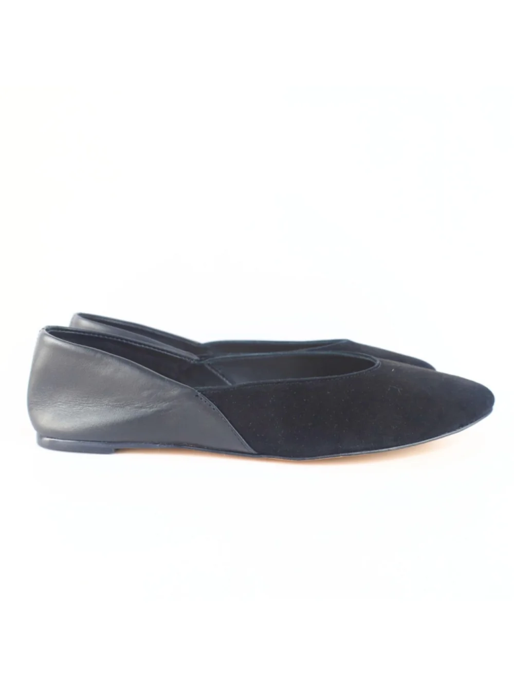 Botkier Britt Suede Flats Women Black 7.5- 0312